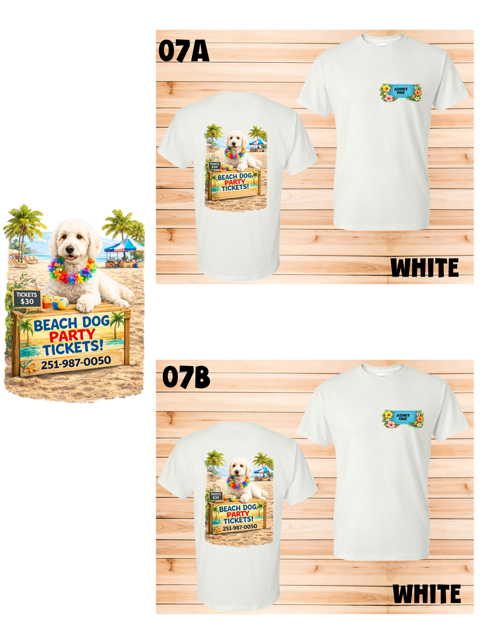 T Shirt Style 07  A  or B