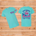 Short Sleeve T-Shirt Crew Neck Bunco Flamingo Salty Sisters