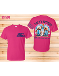 Short Sleeve T-Shirt Crew neck Beach Chairs Girls just wanna have sun Salty Sisters