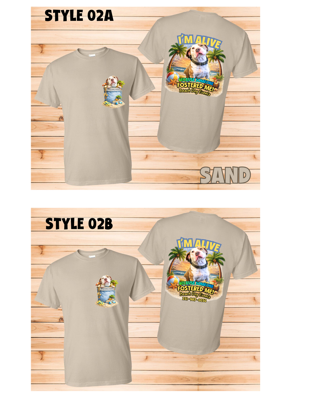 T Shirt Style 02  A or B