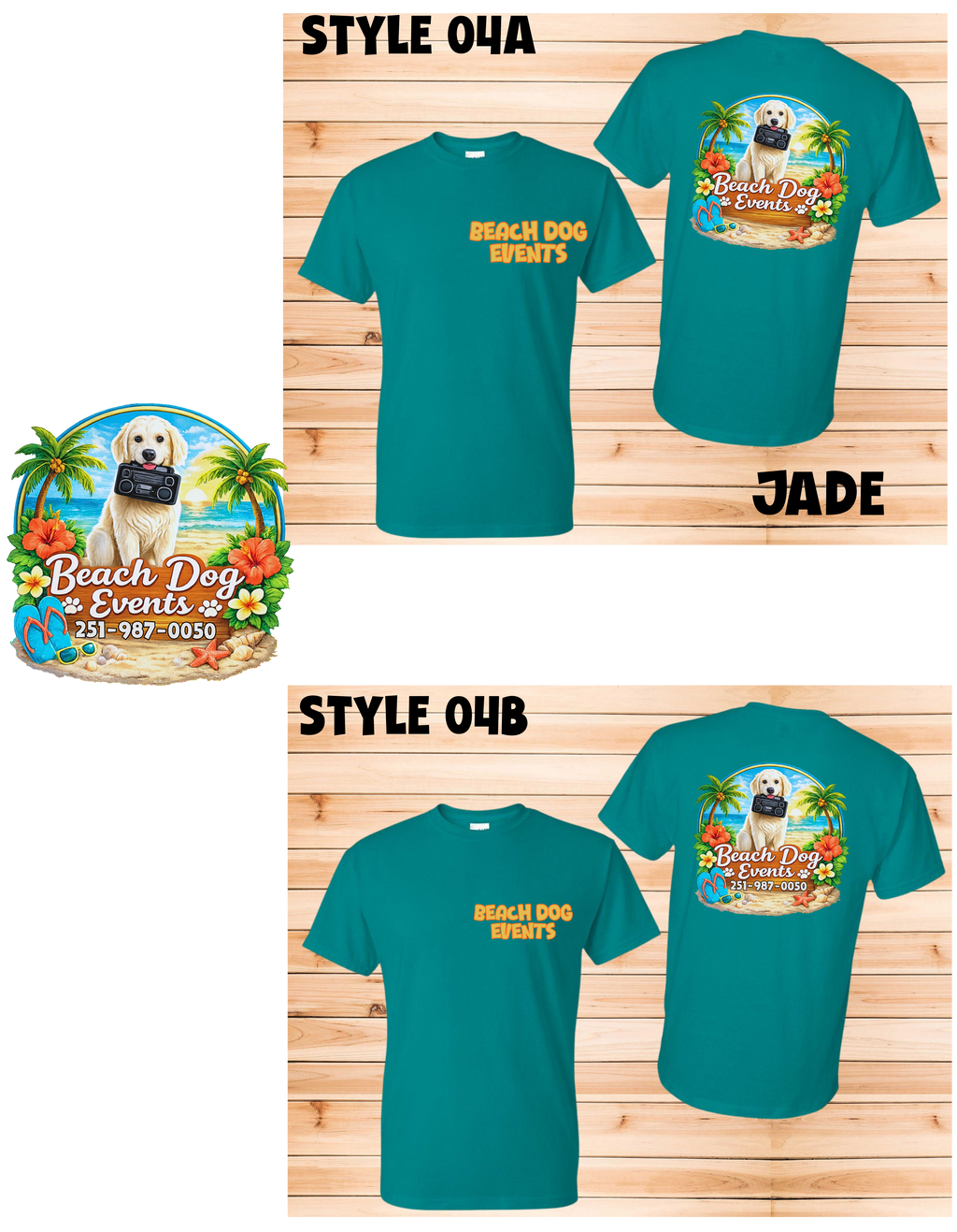 T Shirt Style 04  A  or B