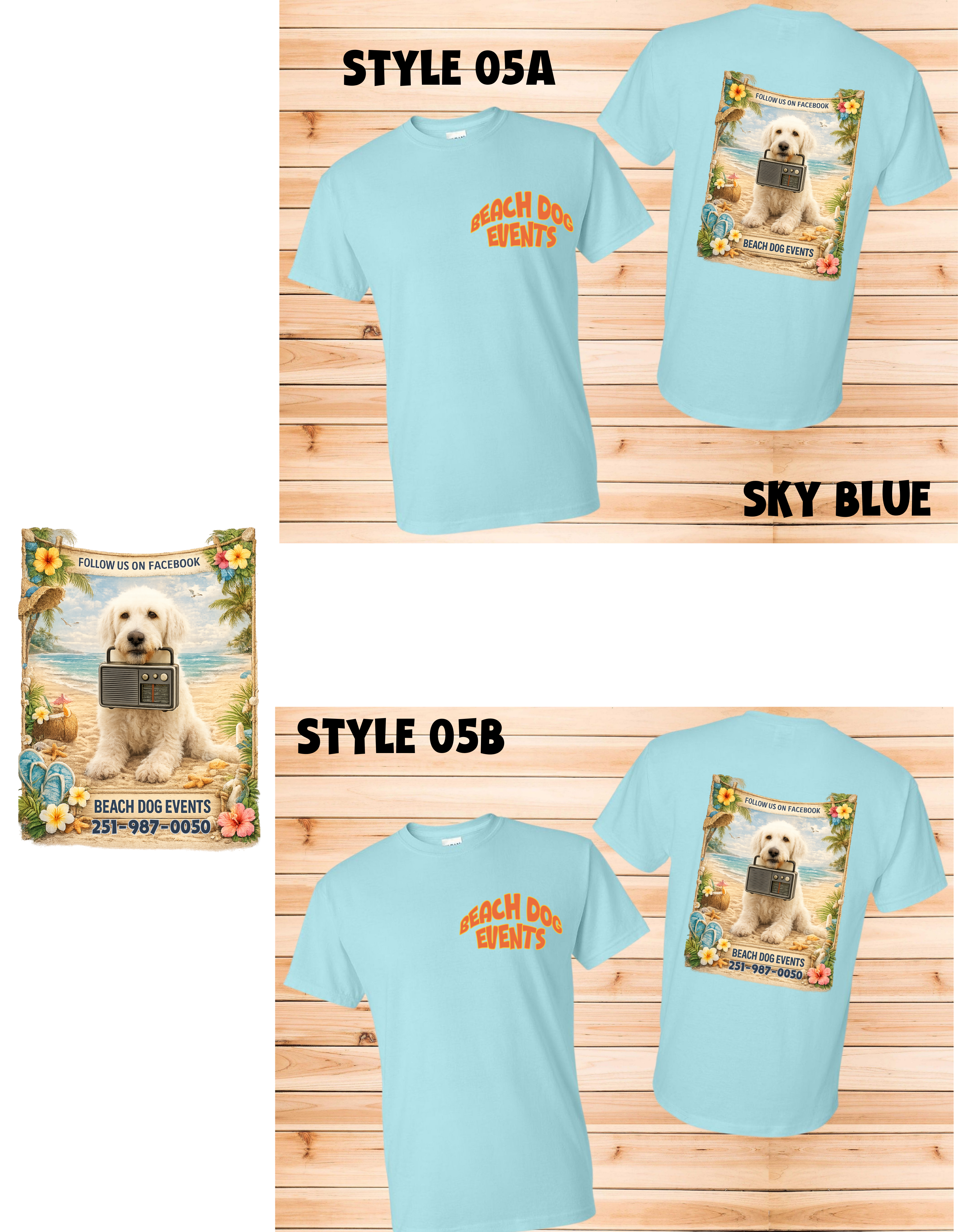 T Shirt Style 05  A  or B