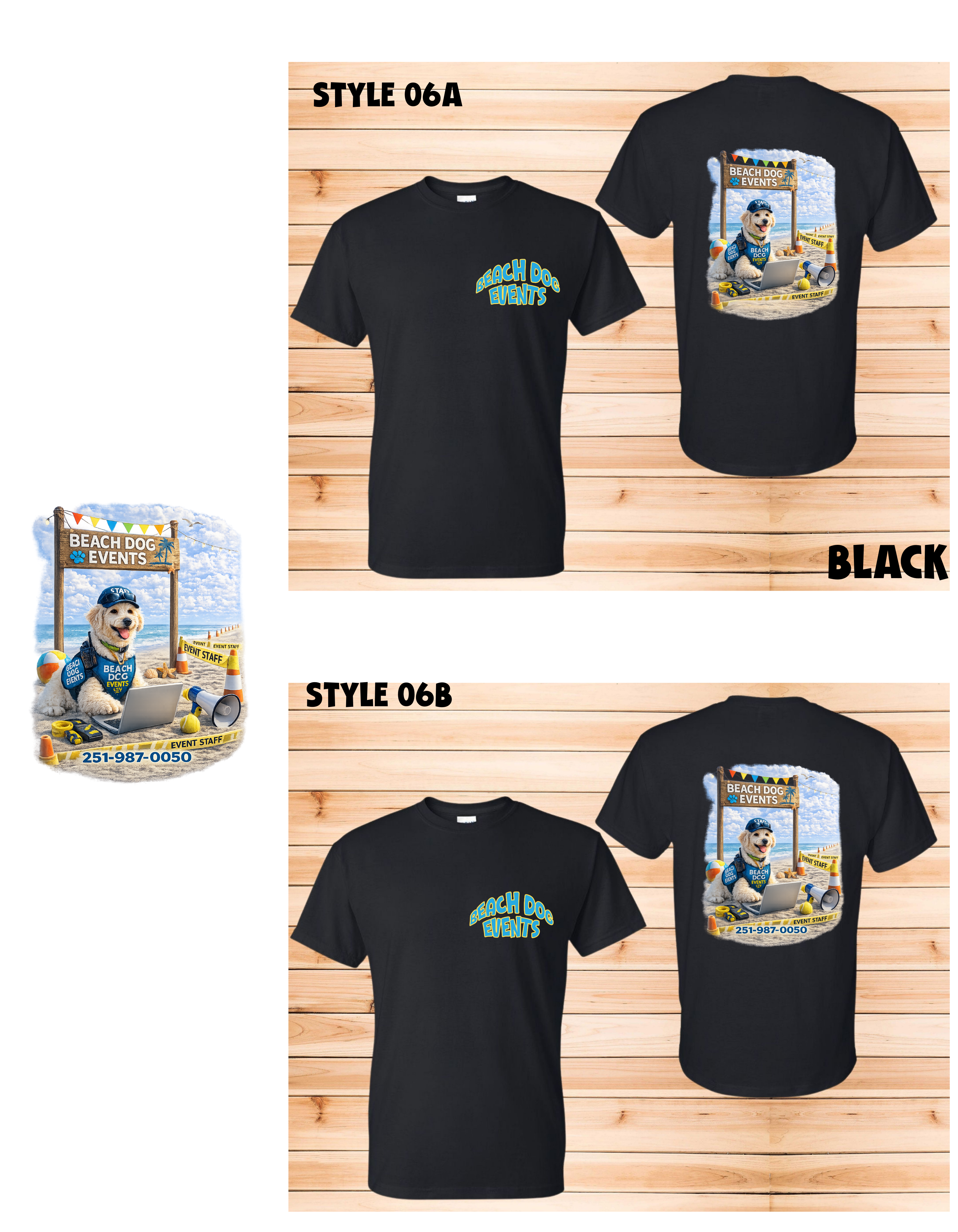 T Shirt Style 06- V-Neck  A or B